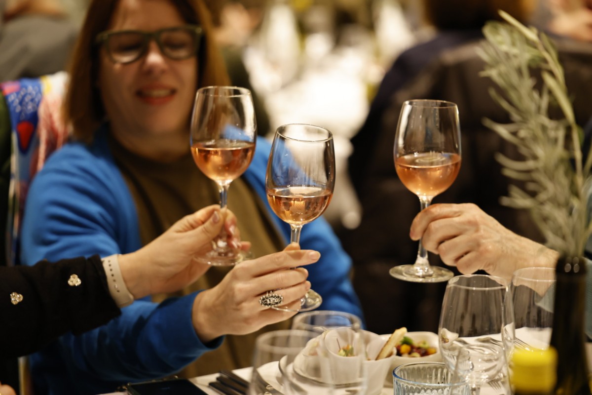 Momento de la presentación de la nueva imagen en Barcelona