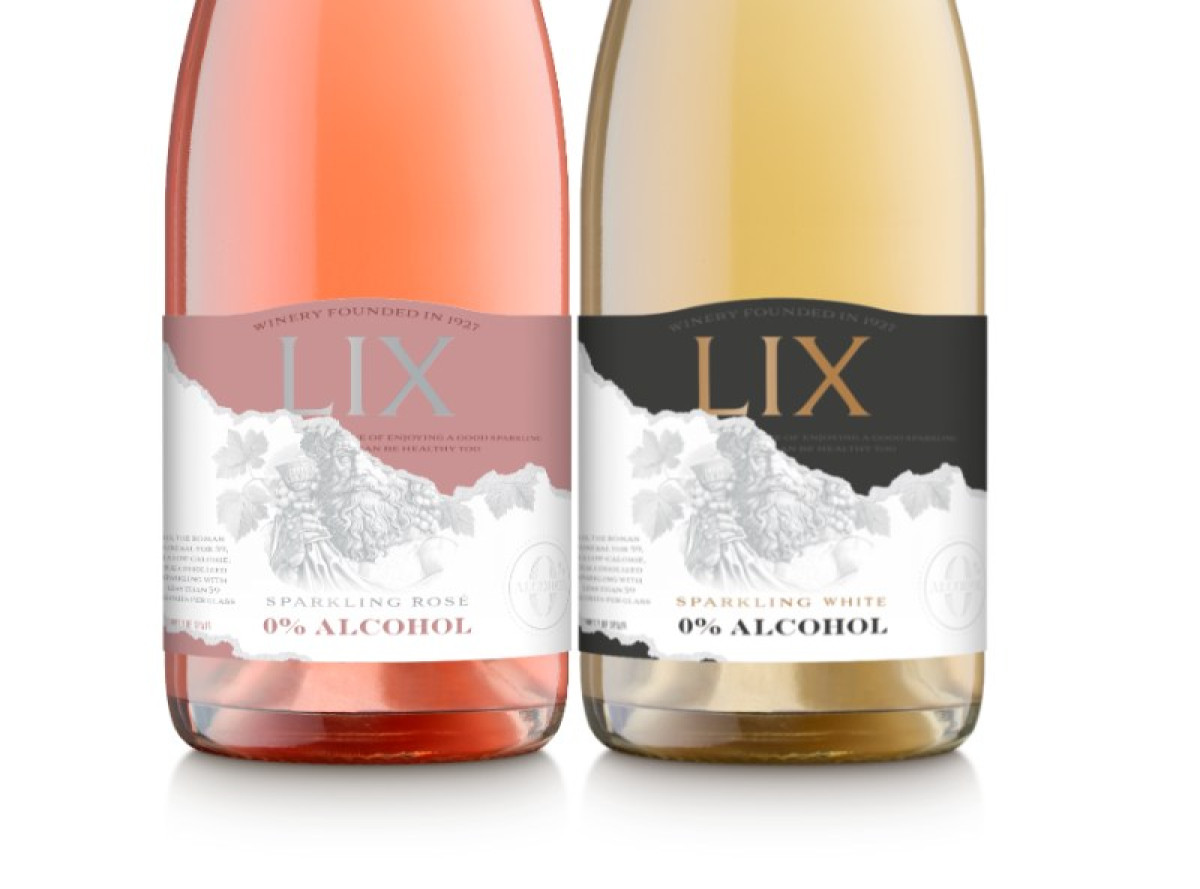 Lix Sparkling Rosé y Lix Sparkling White, dos espumosos desalcoholizados.