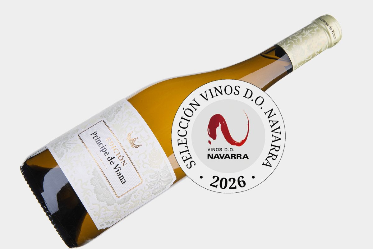 Príncipe de Viana Edición Blanca 2025, reconocido como Mejor Vino Blanco de la DO Navarra en la Selección de Vinos 2026.
